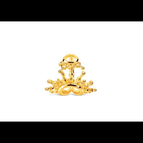 Glod Radiant Beams Cuff Ring - Picture 4 of 4